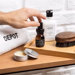 Depot No. 505 Beard Oil Leather & Wood