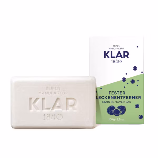 Klar Seifen Stain Remover Bar - Vegansk Galltvål