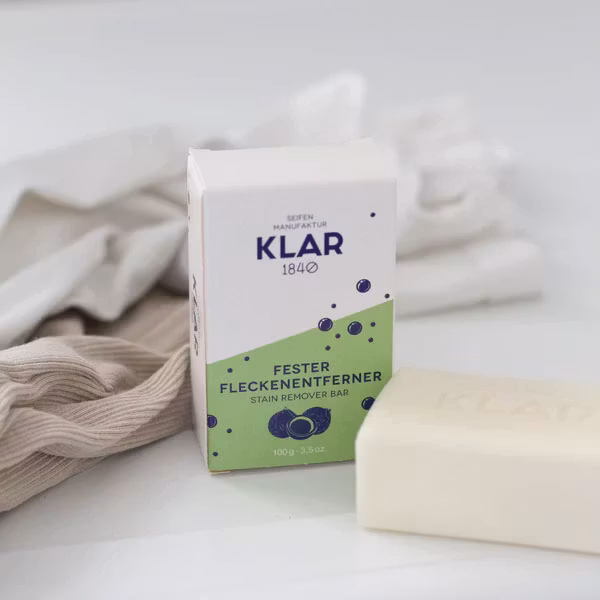 Klar Seifen Stain Remover Bar - Vegansk Galltvål