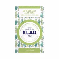 Klar Seifen Lemongrass & Aloe Vera Shampoo Bar - Fett Hår