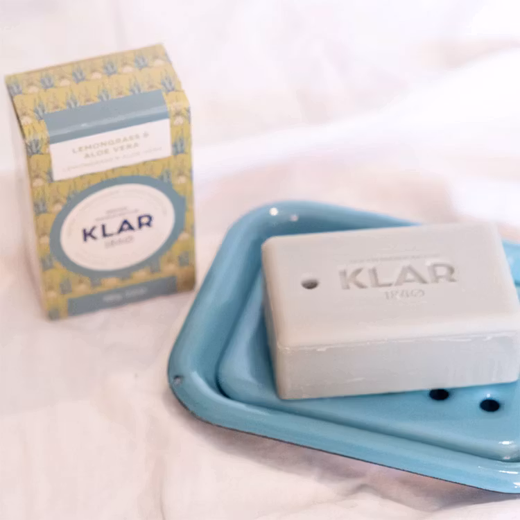 Klar Seifen Lemongrass & Aloe Vera Conditioner Bar - Fett Hår