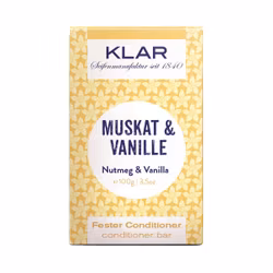 Klar Seifen Nutmeg & Vanilla Conditioner Bar - Normalt Hår