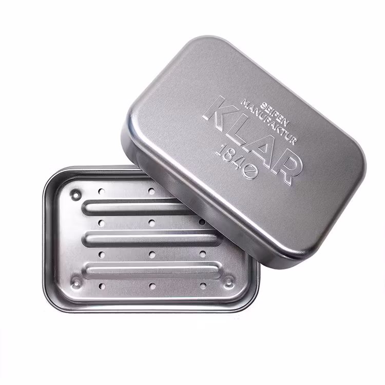 Klar Seifen Soap Box Aluminium Tvålask
