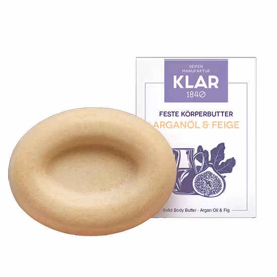 Klar Seifen Solid Body Butter Argan Oil & Fig