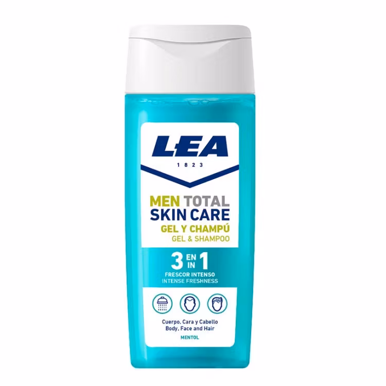 LEA Men Total Skin Care 3 in 1 Intense & Freshness Shower Gel and Shampoo