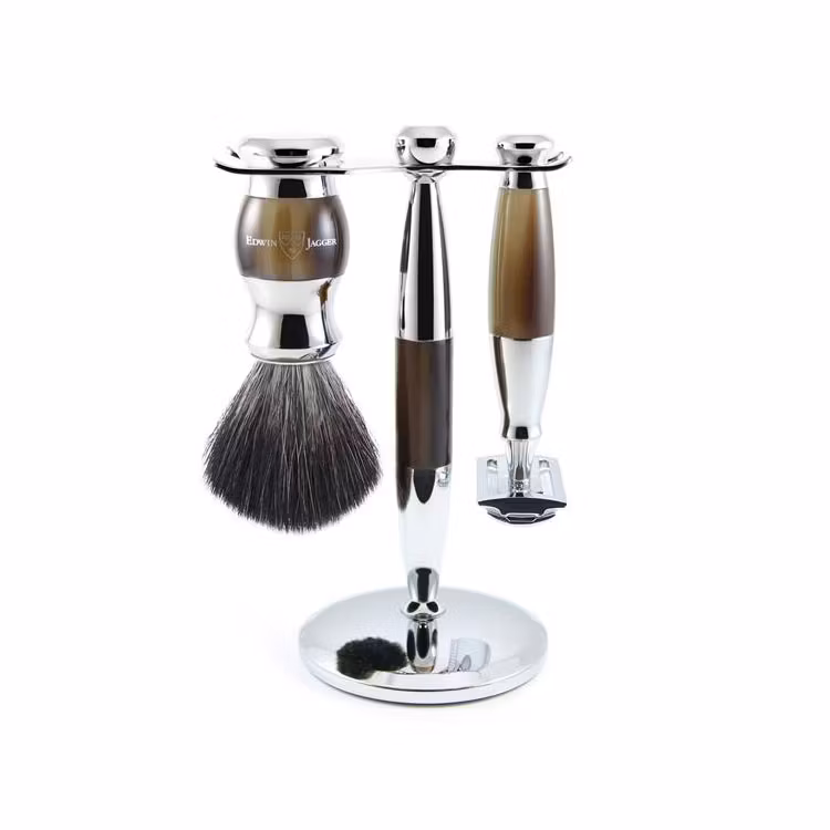 Edwin Jagger Rakset Diffusion Safety Razor Light Horn