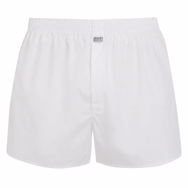 Jockey Woven Boxer White