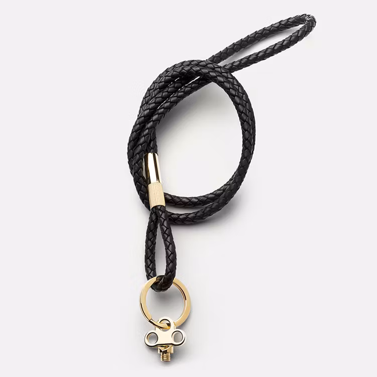 Skultuna Keychain Gold Black