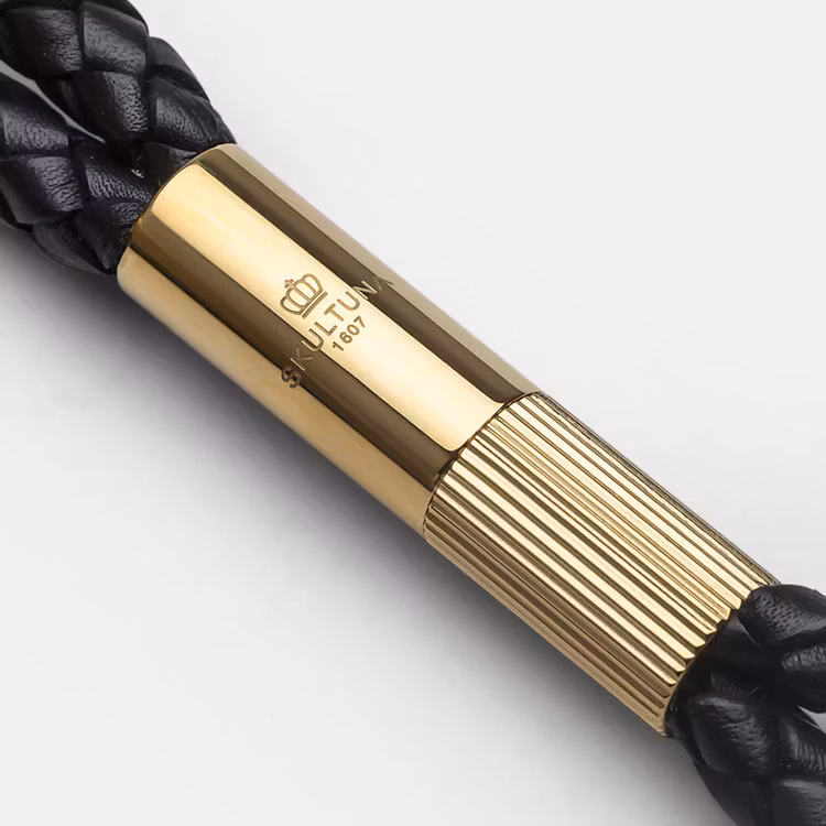 Skultuna Keychain Gold Black