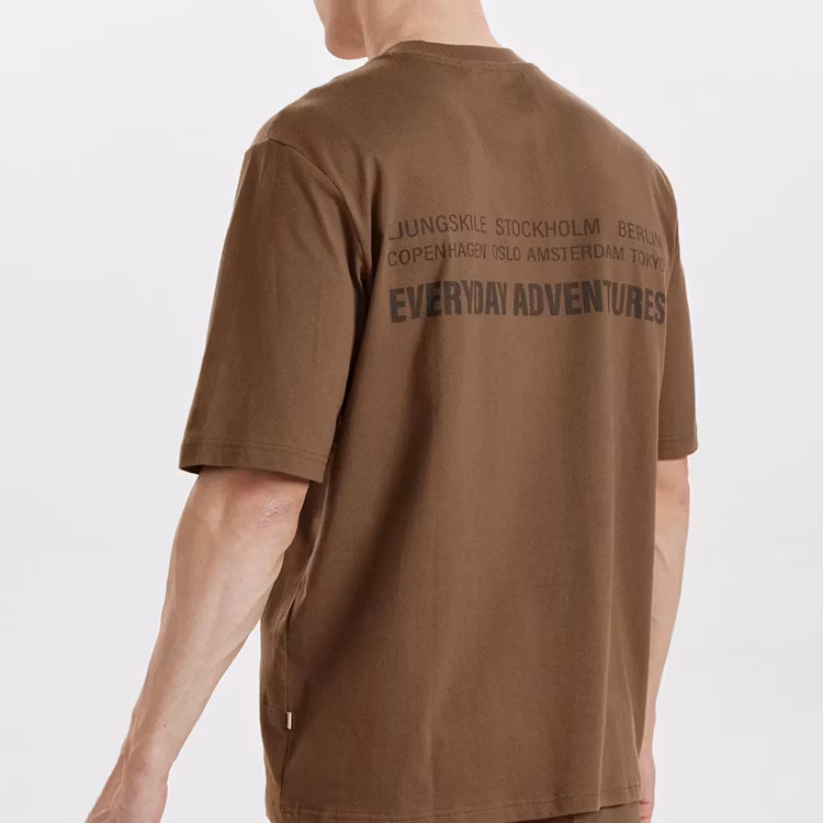 Resteröds Mid Sleeve Tee 1935 Brown