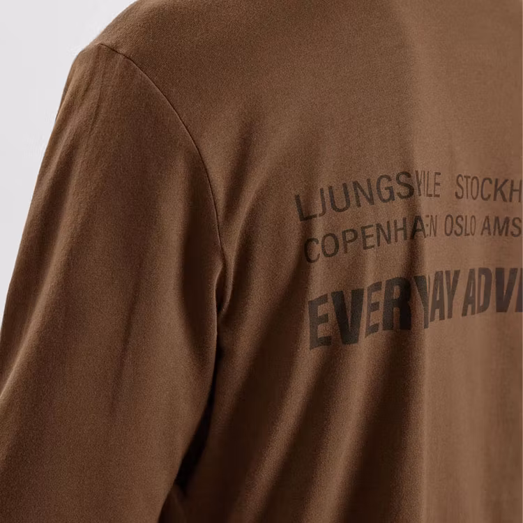 Resteröds Mid Sleeve Tee 1935 Brown
