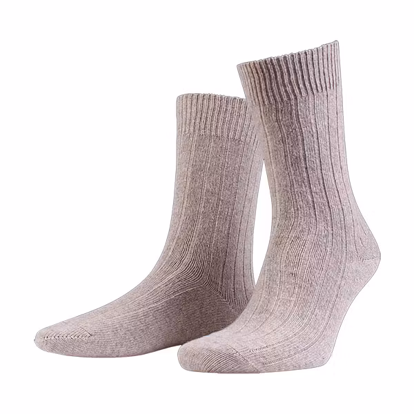 Amanda Christensen Supreme Ankle sock Cashmere/Wool Brown