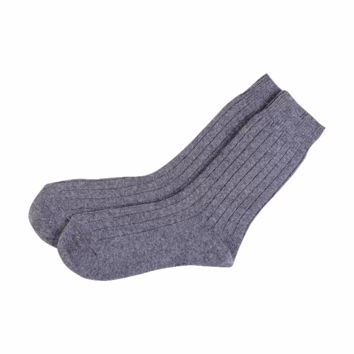Amanda Christensen Supreme Ankle sock Cashmere/Wool Grey Melange