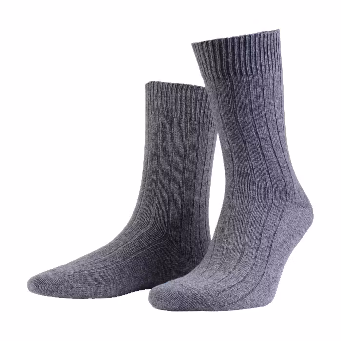 Amanda Christensen Supreme Ankle sock Cashmere/Wool Grey Melange