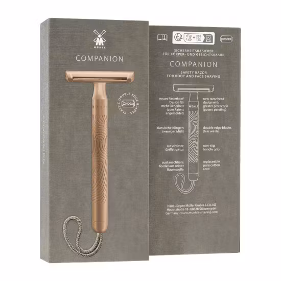Mühle Companion Unisex Safety Razor Rose Gold