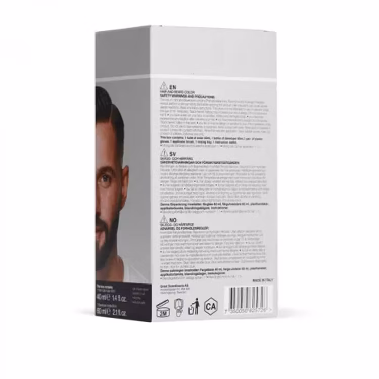 Active Men Beard and Hair color - Black