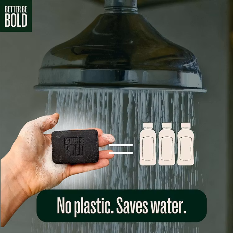 Better Be Bold Solid Bald Head & Body Wash Bar 100g