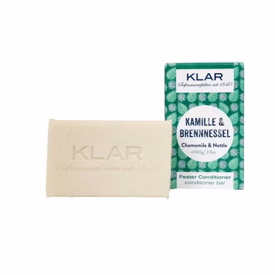 Klar Seifen Chamomile & Nettle Conditioner Bar - Frissigt hår