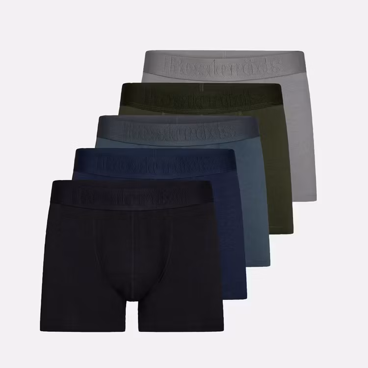 Resteröds Boxer Bamboo 5-pack Regular Leg Mix 38