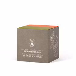Mühle Shaving Soap Duo Aloe Vera - Grapefruit Mint