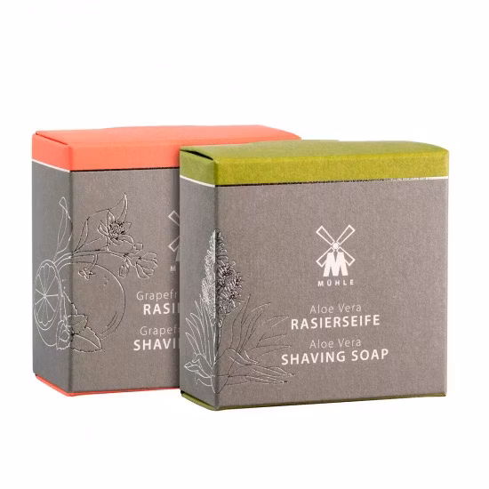 Mühle Shaving Soap Duo Aloe Vera - Grapefruit Mint