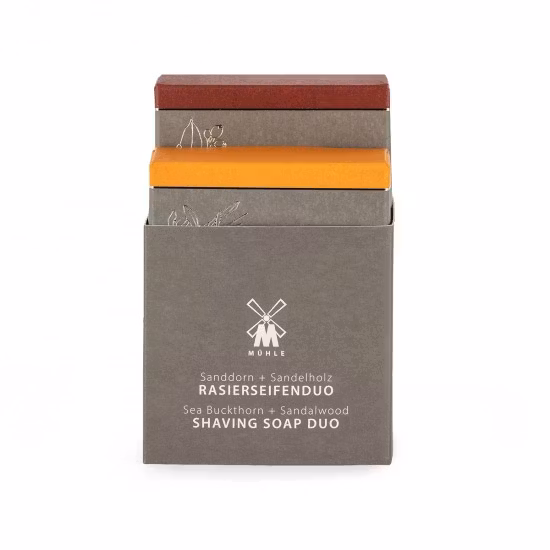 Mühle Shaving Soap Duo Sea Buckthorn - Sandalwood