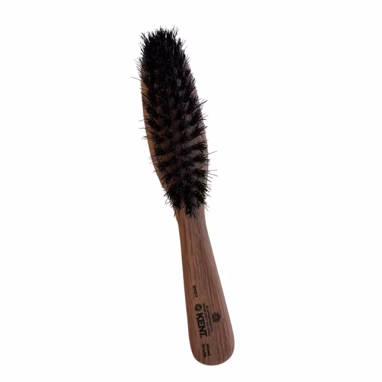 Kent Brushes Mens Finest Beard Brush Dark Wood