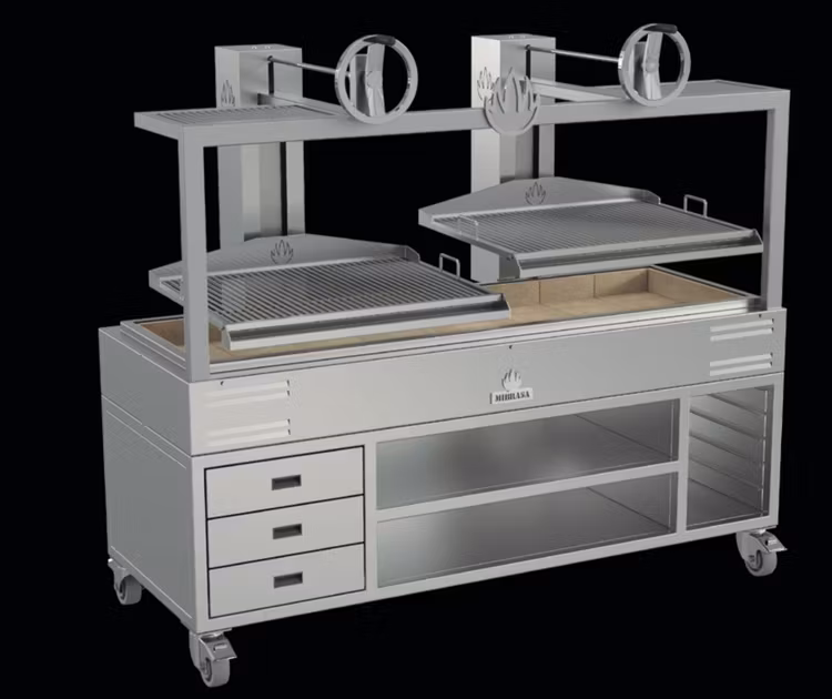 Mibrasa Parrilla, öppen restauranggrill (flera storlekar)