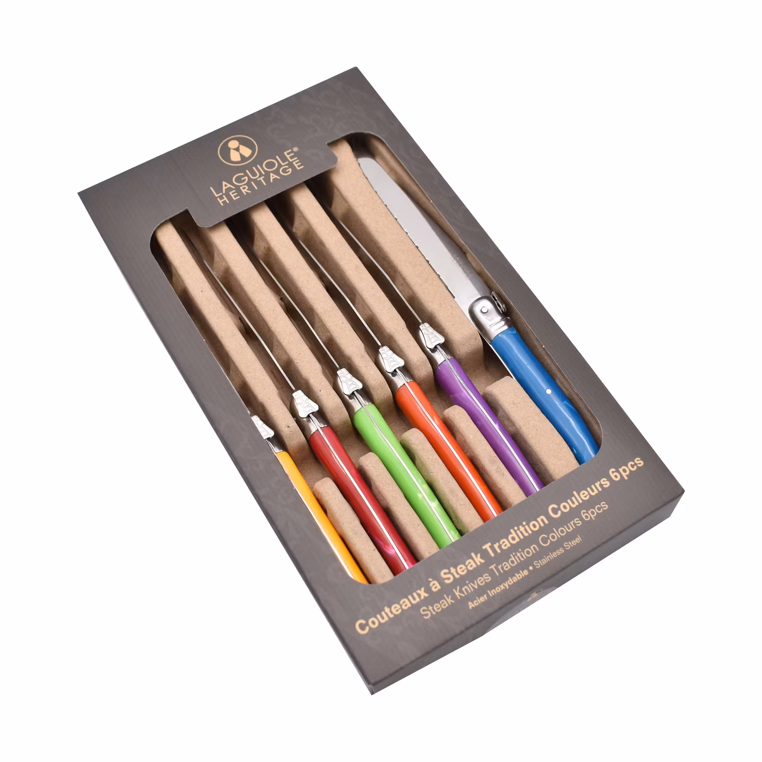 Laguiole Colours Stekkniv 6 st (40271017)