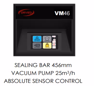 ORVED 2 x 50 VM46 Vakuummaskin 25m3/h Buschpump