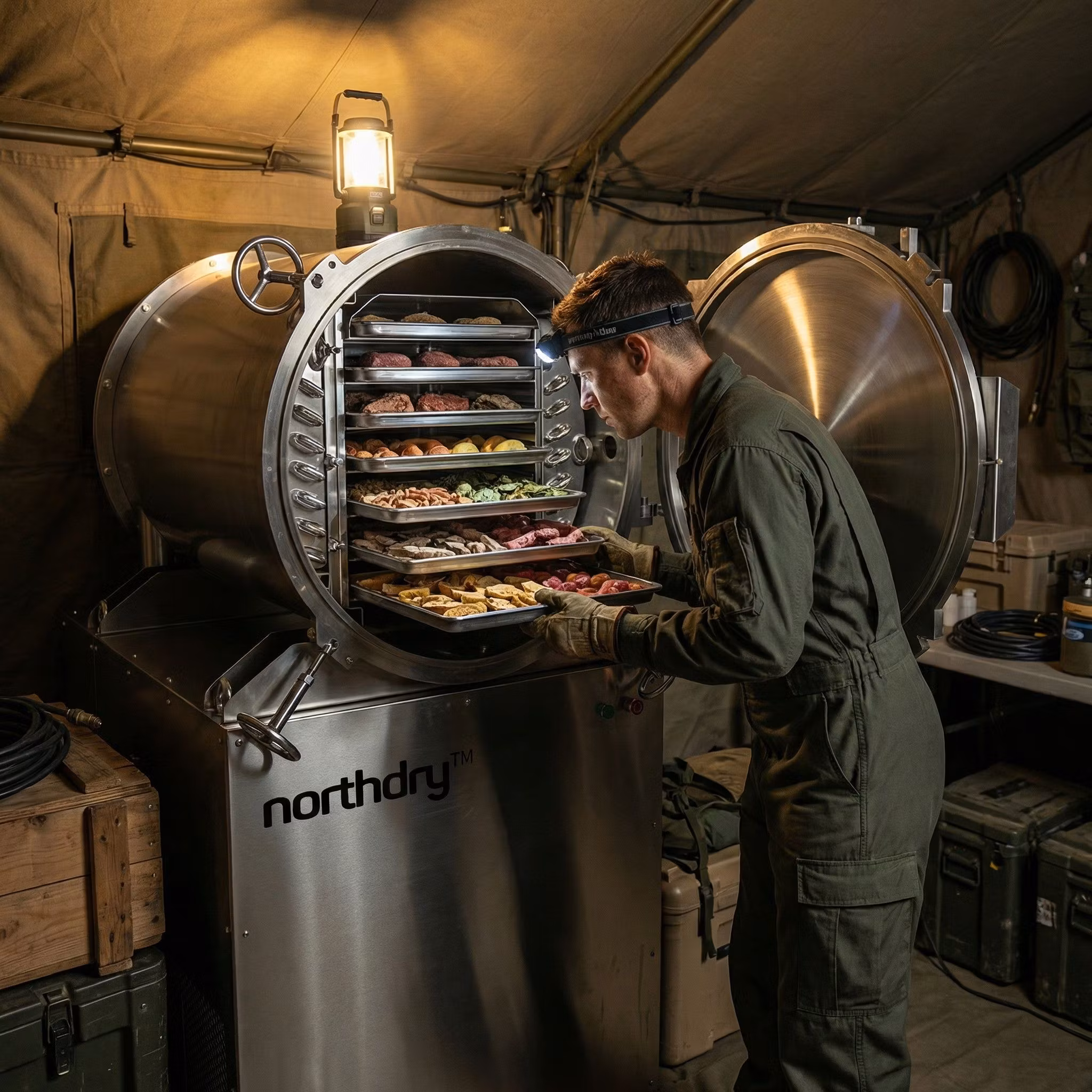 Northdry G750 lyofilisator frystork 190Liter