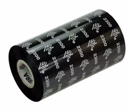 Zebra 2300, Vax, 102x450m,  | Svart färgband