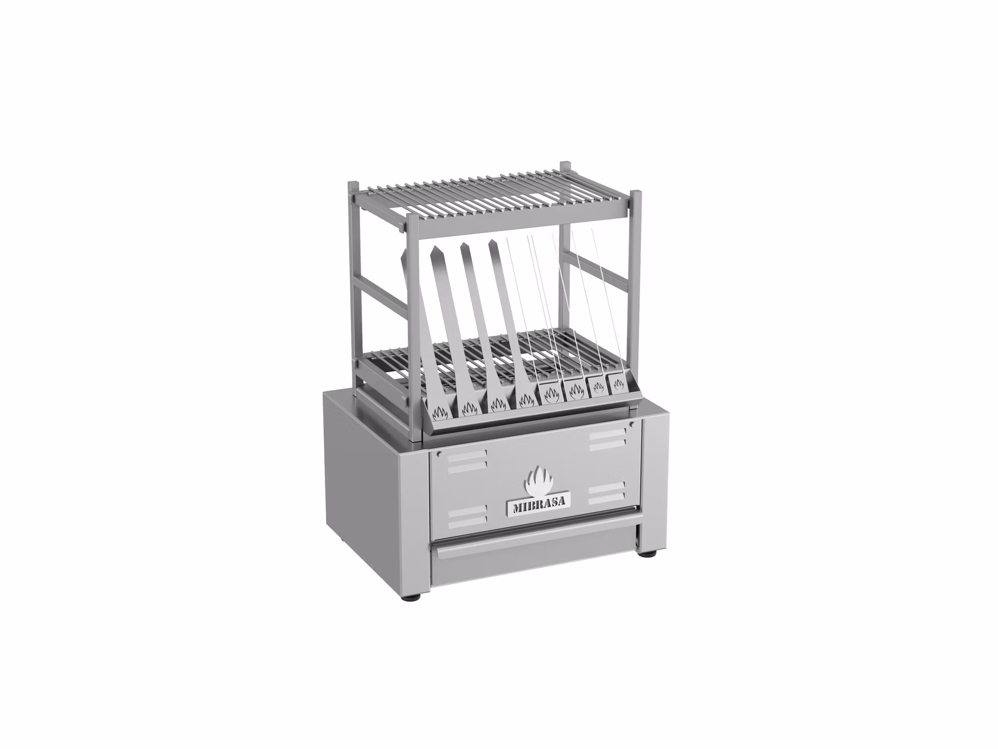 Mibrasa Robatayaki RM 60 – kolgrill med fasta galler