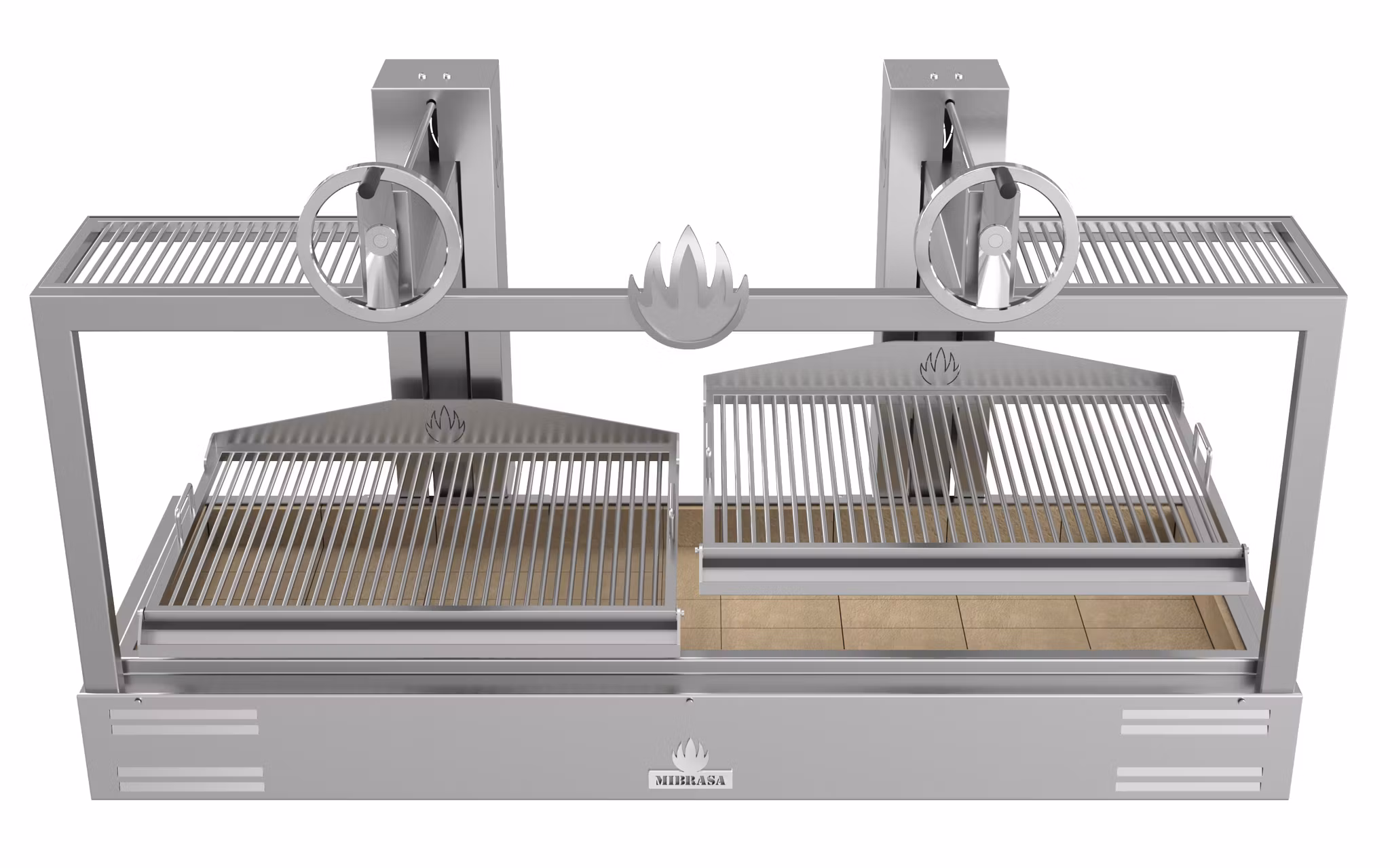 Mibrasa Parrilla GMB 200 – öppen restauranggrill med två galler