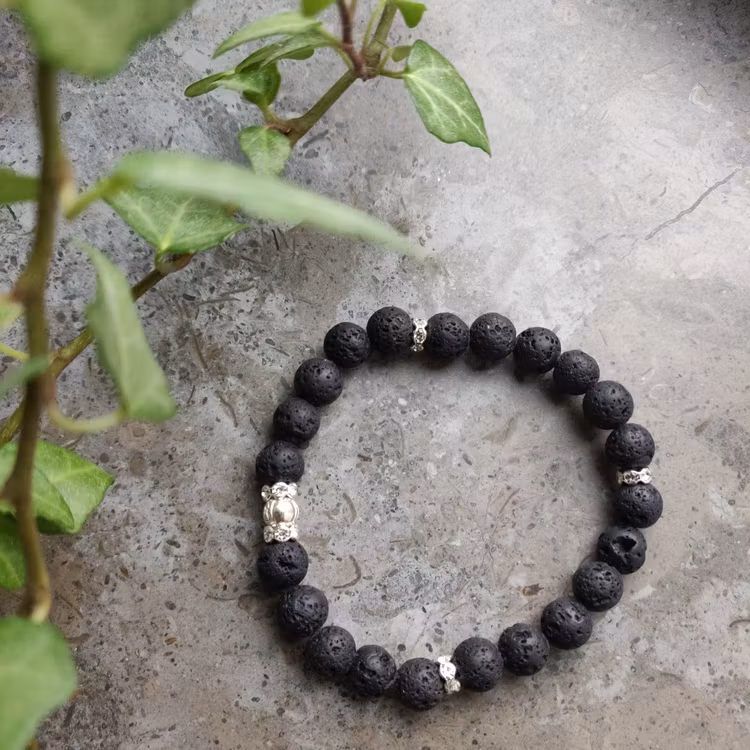 Armband - lava och strass