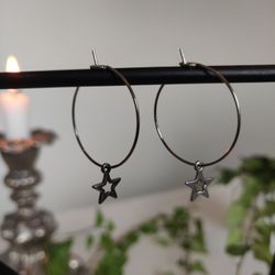 Örhängen - creoler i rostfritt stål