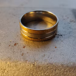 Ring - rostfritt stål, storlek 17