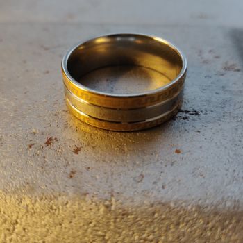 Ring - rostfritt stål, storlek 17