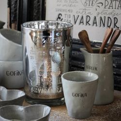 Majas Kärlek & fika recept, lykta silver
