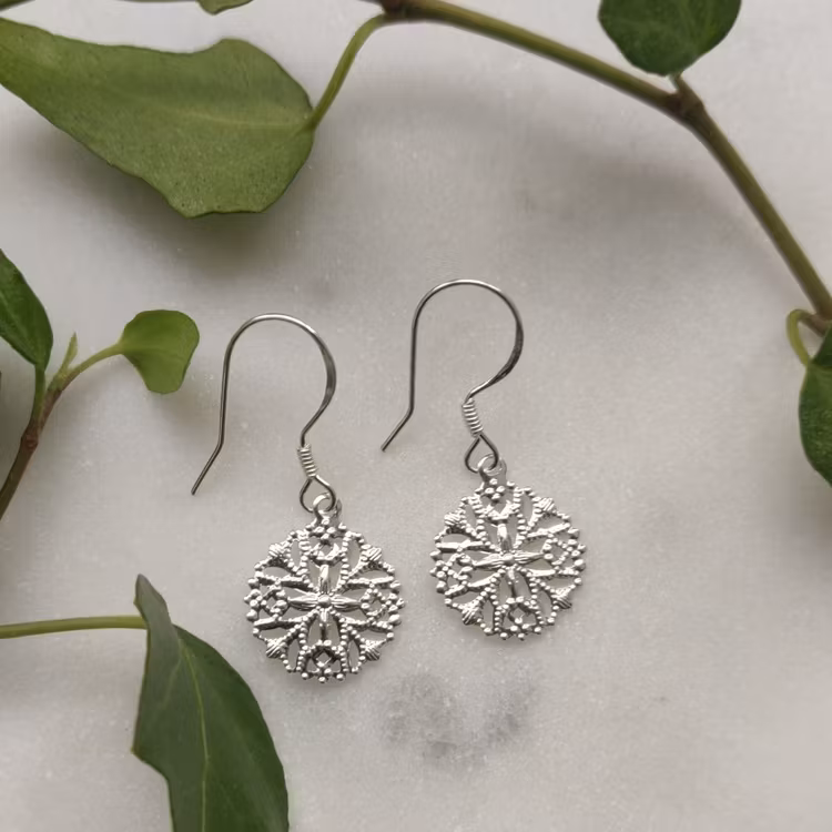 Örhängen - örkrokar i sterling silver