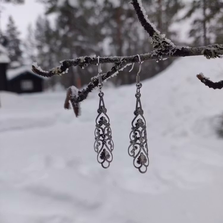 Örhängen - örkrokar i rostfritt stål