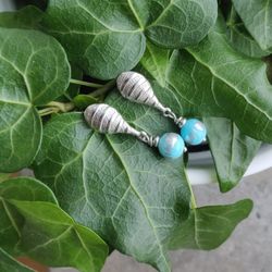 Örhängen - ballongformade örstift i rostfritt stål