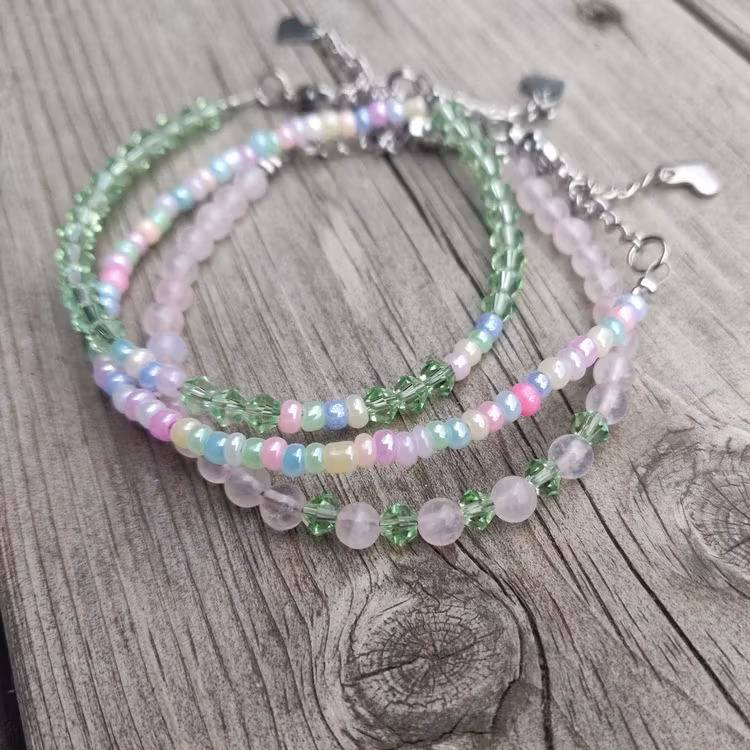 Armband - rosenkvarts