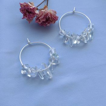 Örhängen - creoler i sterling silver