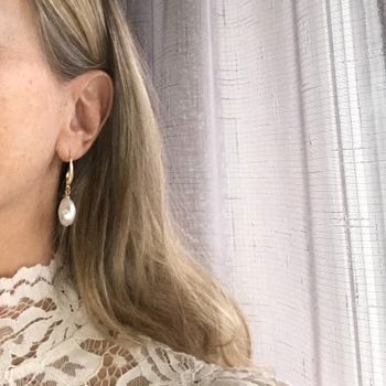 Örhängen - örkrokar 20 mm i rostfritt stål