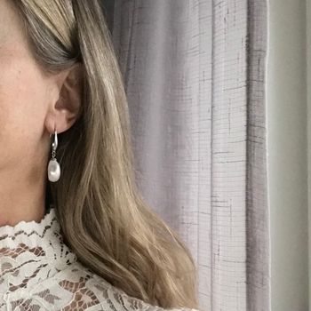 Örhängen - örkrokar 20 mm i rostfritt stål