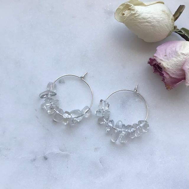 Örhängen - creoler i sterling silver