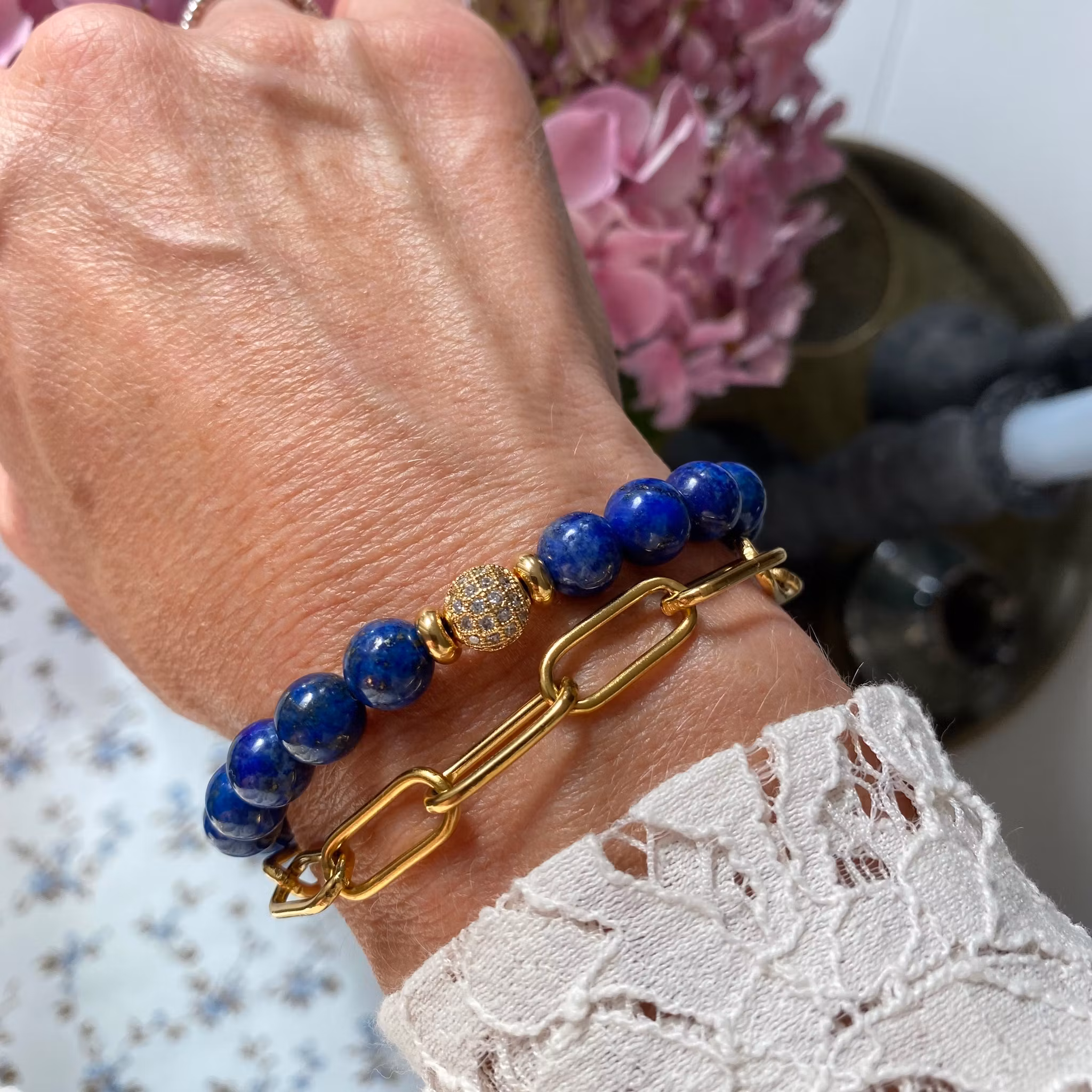 Armband - lapis lazuli