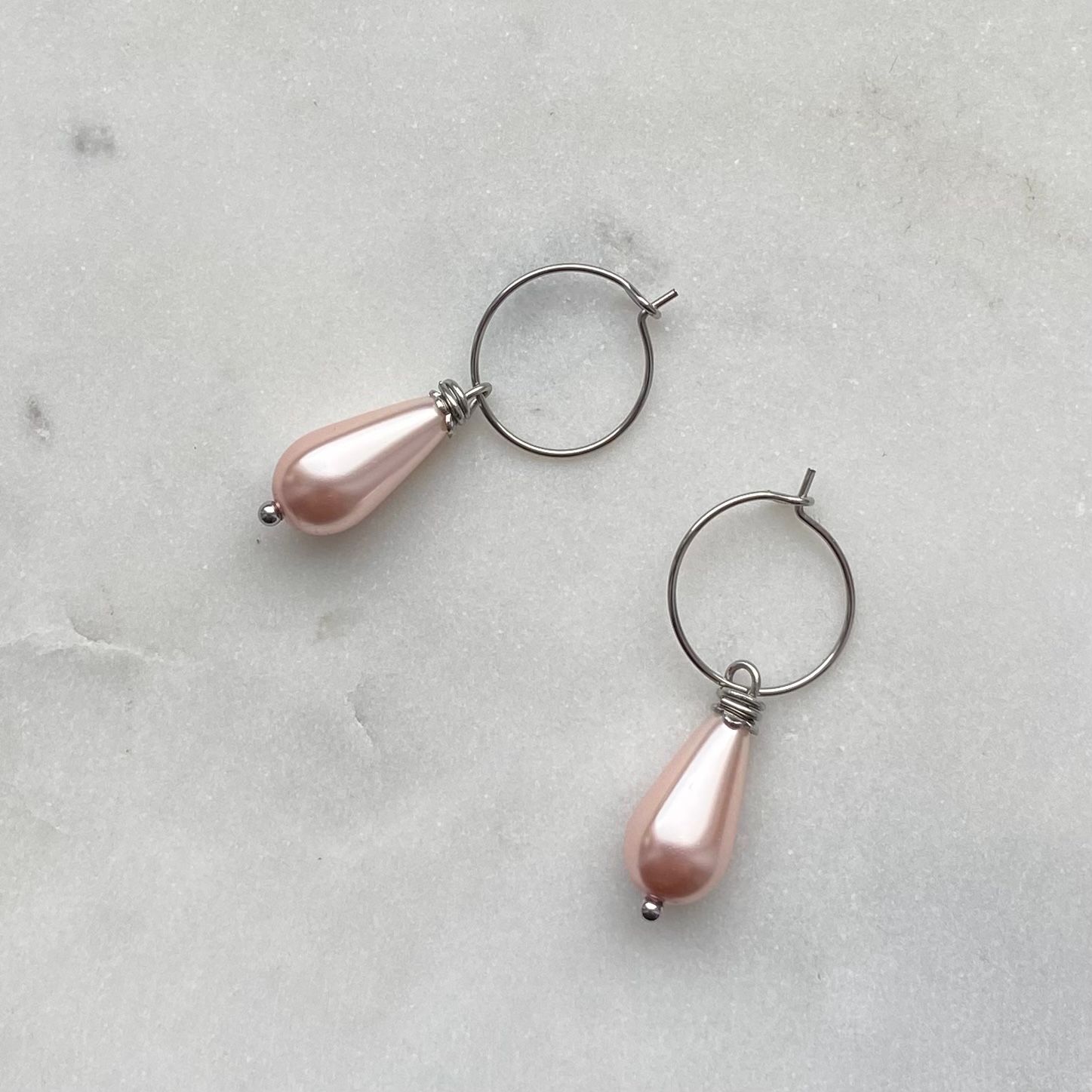 Örhängen - Preciosa Nacre Pearls, Rosaline