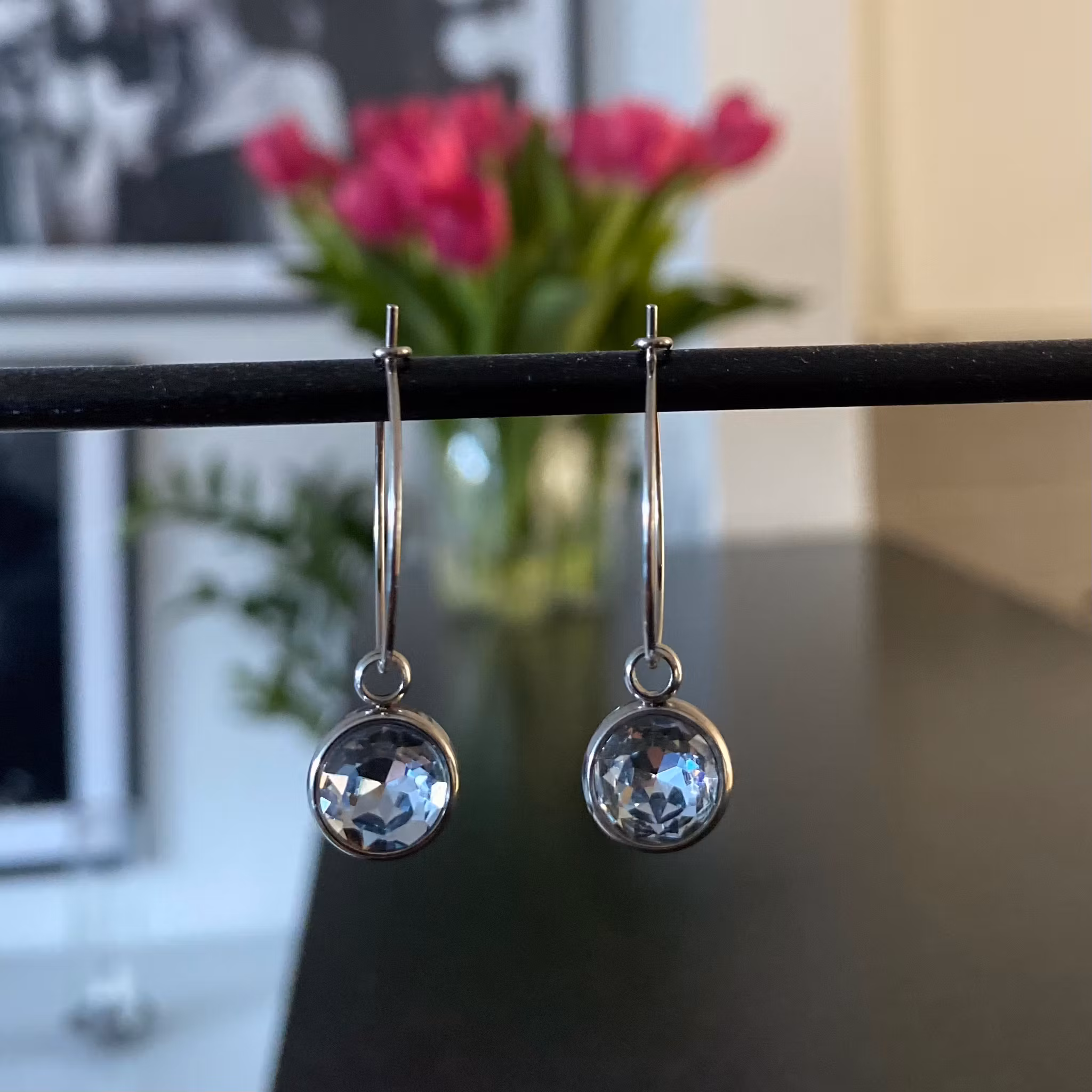 Örhängen - creoler i rostfritt stål